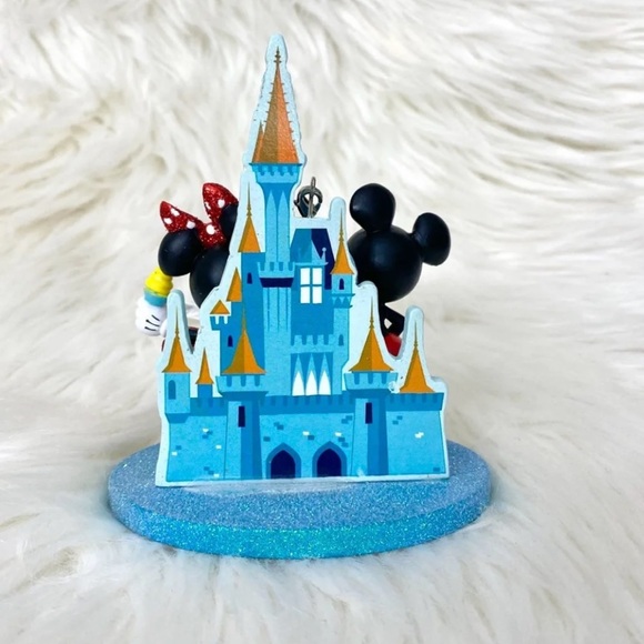 Mickey And Minnie Magic Kingdom Ornament - Picture 2 of 6